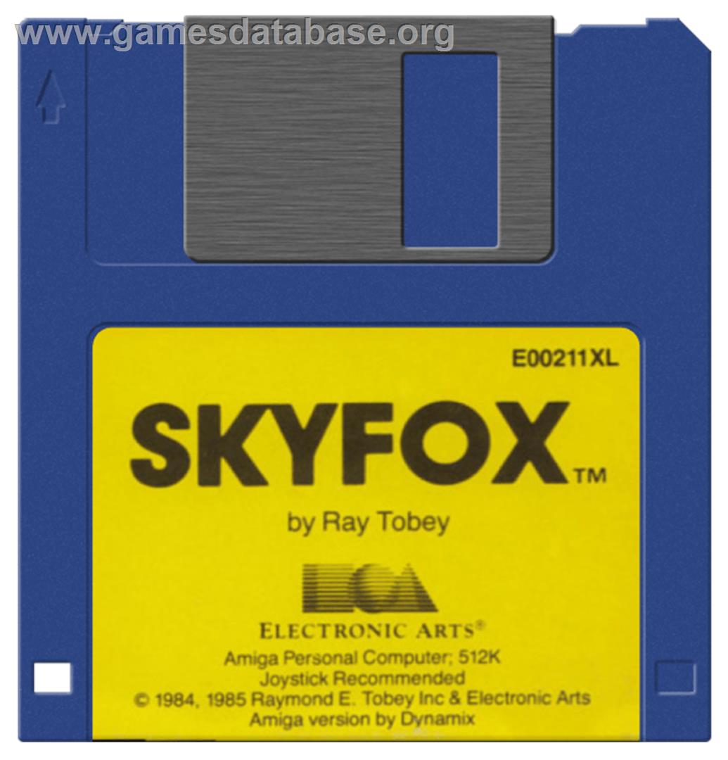 Sky Fox - Commodore Amiga - Artwork - Disc