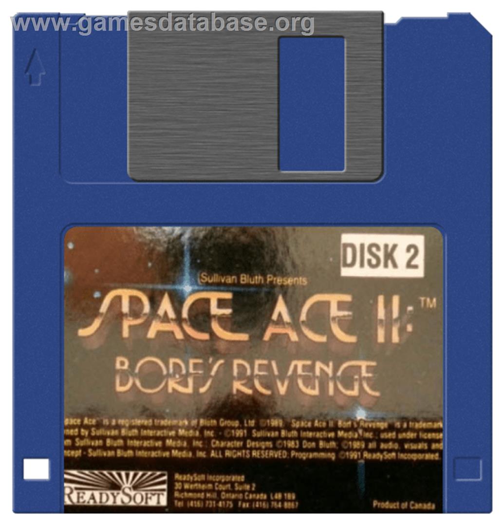 Space Ace II: Borf's Revenge - Commodore Amiga - Artwork - Disc