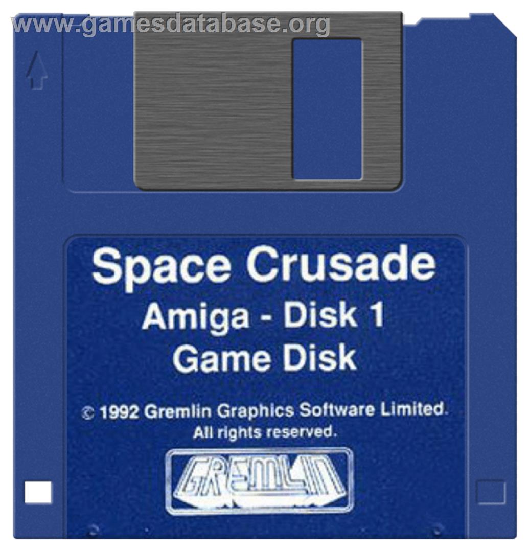 Space Crusade: The Voyage Beyond - Commodore Amiga - Artwork - Disc