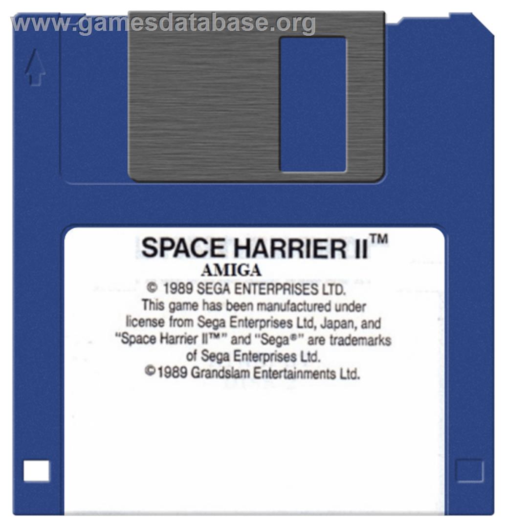 Space Harrier II - Commodore Amiga - Artwork - Disc