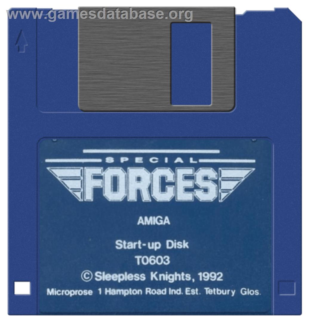 Special Forces - Commodore Amiga - Artwork - Disc