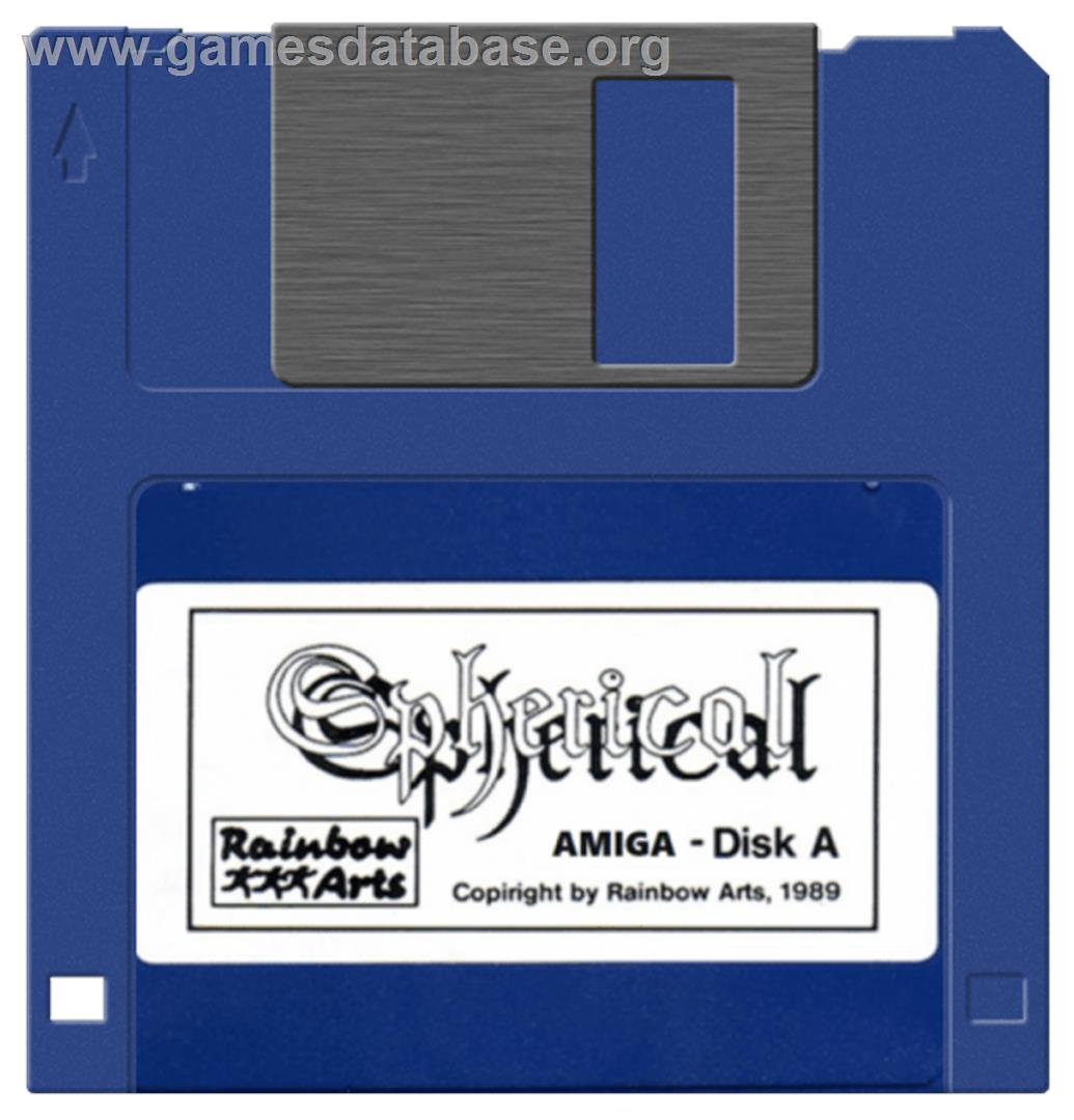 Spherical - Commodore Amiga - Artwork - Disc