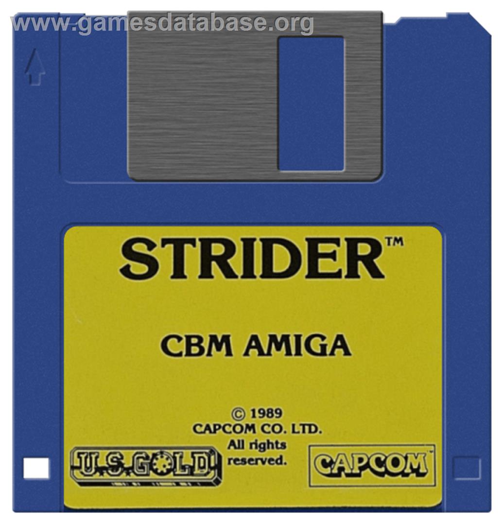 Strider - Commodore Amiga - Artwork - Disc