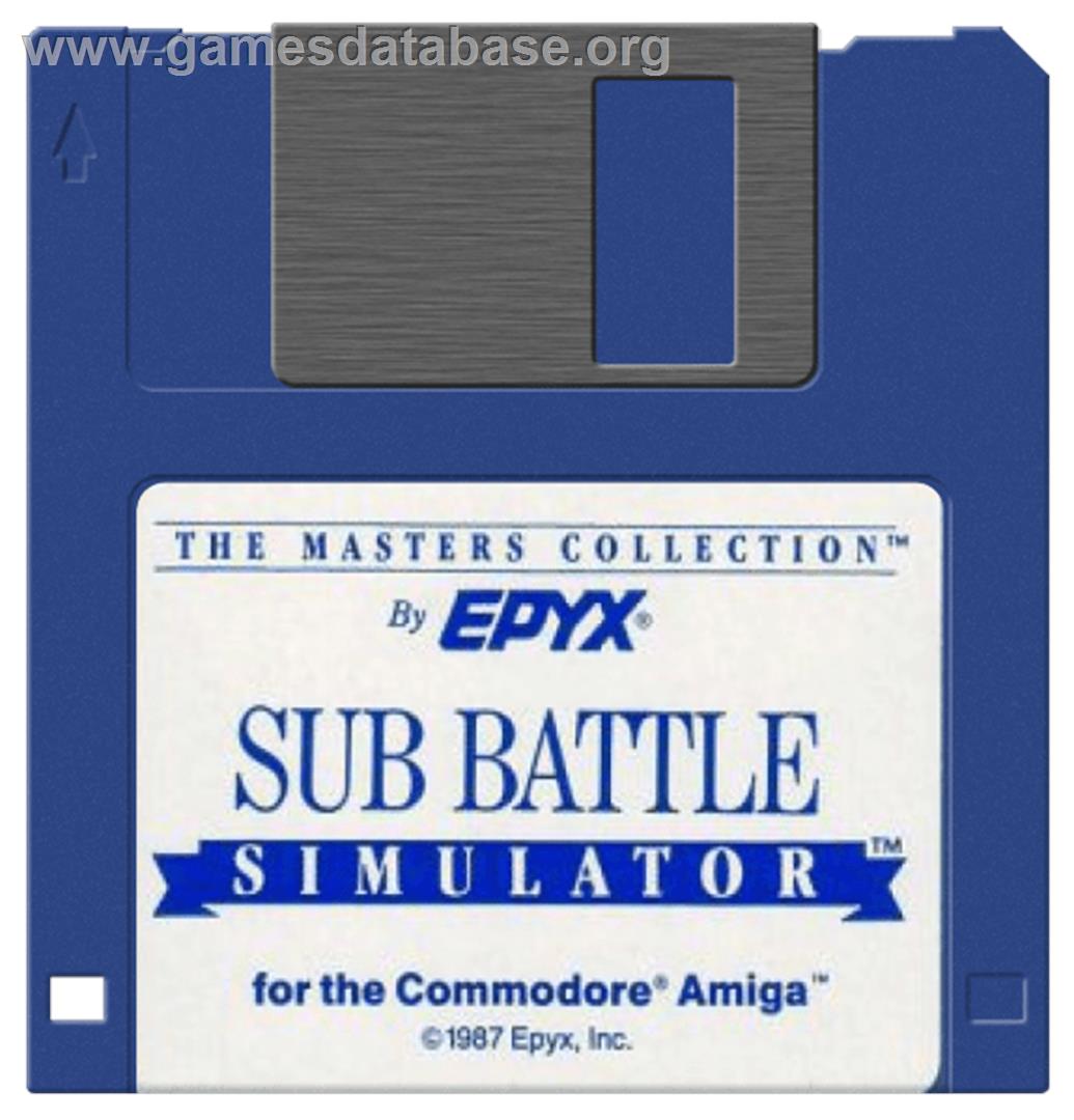 Sub Battle Simulator - Commodore Amiga - Artwork - Disc