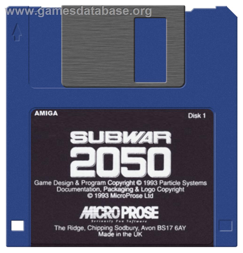 Subwar 2050 - Commodore Amiga - Artwork - Disc