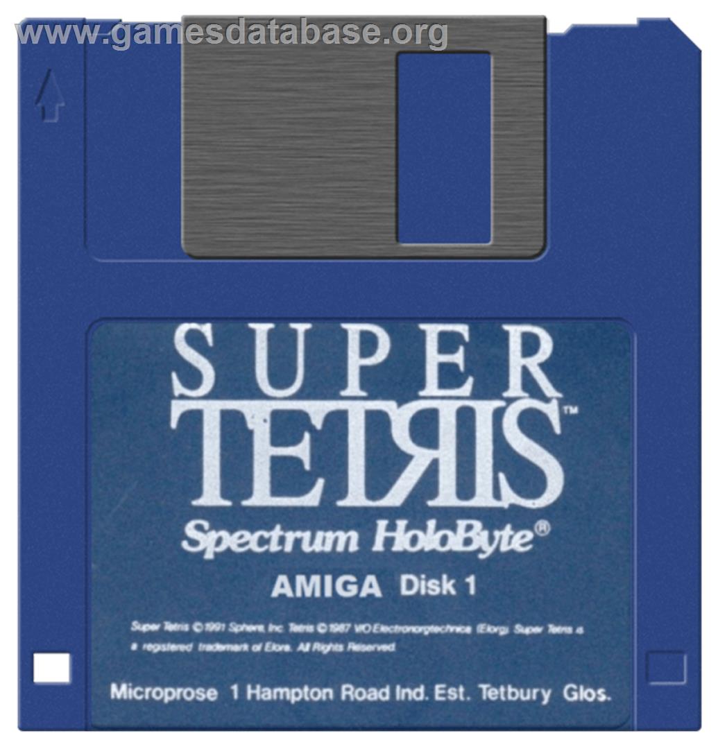 Super Tetris - Commodore Amiga - Artwork - Disc