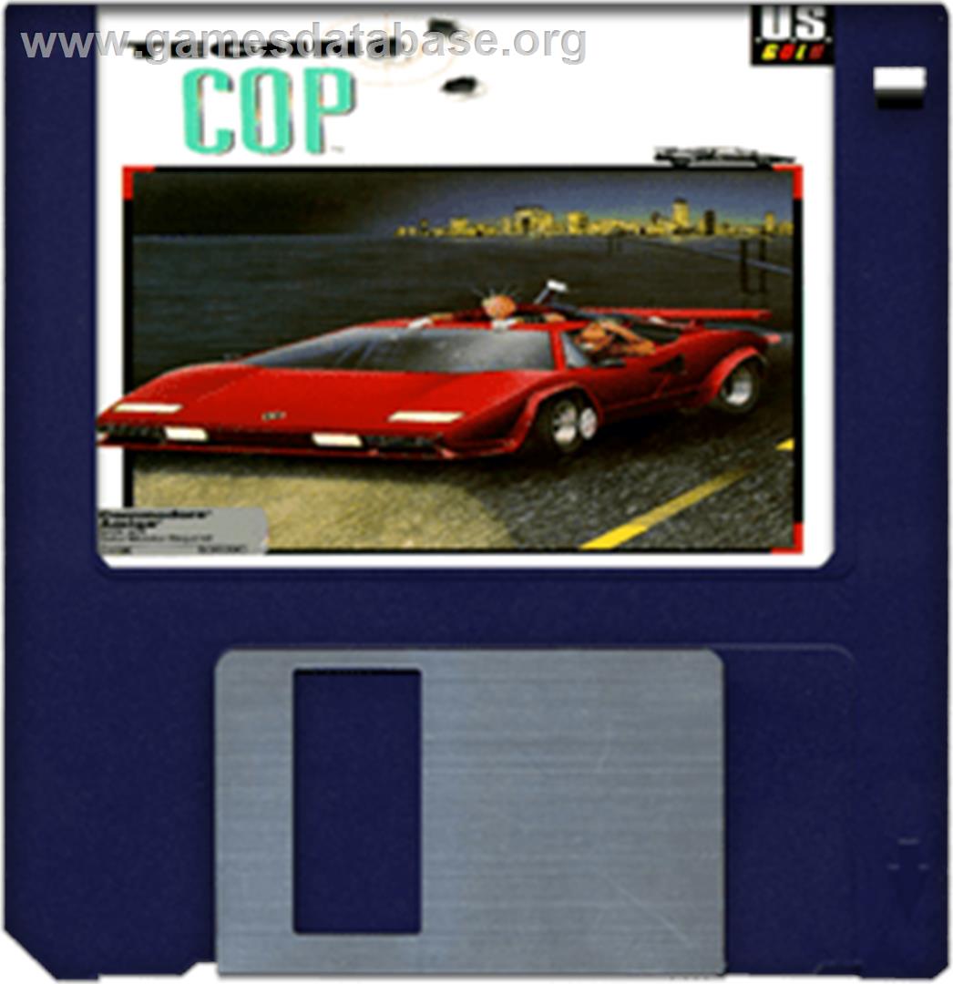 Techno Cop - Commodore Amiga - Artwork - Disc