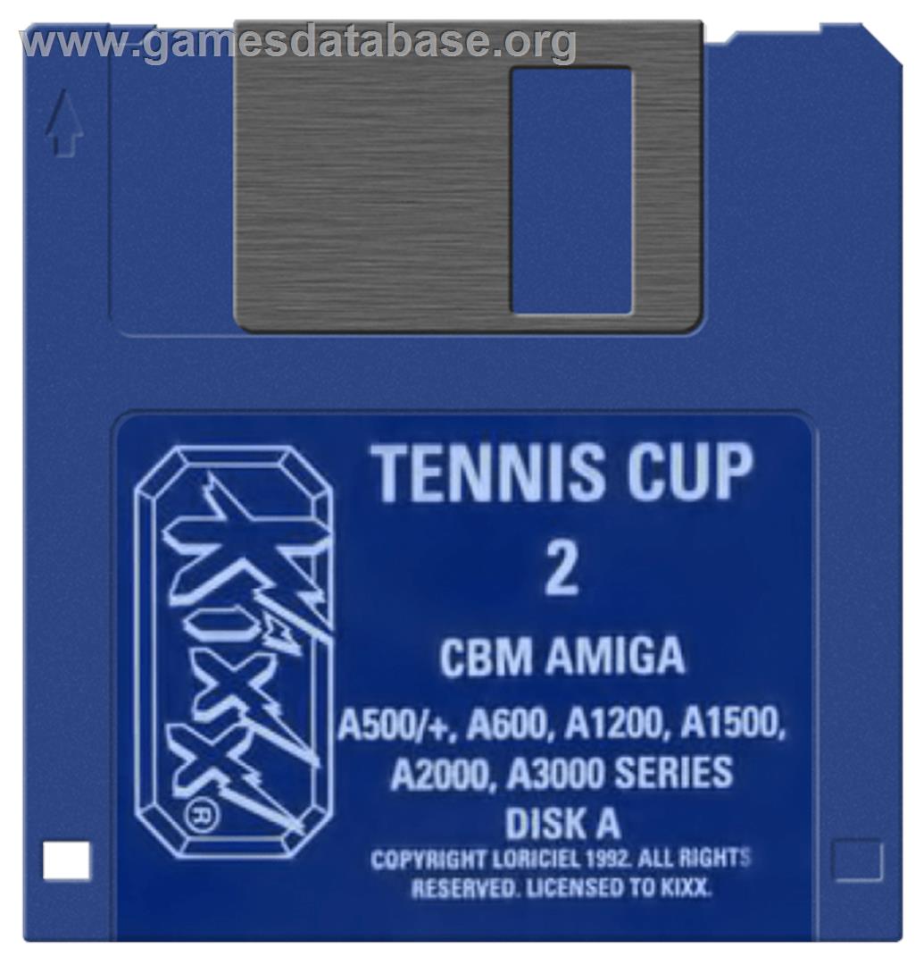 Tennis Cup 2 - Commodore Amiga - Artwork - Disc