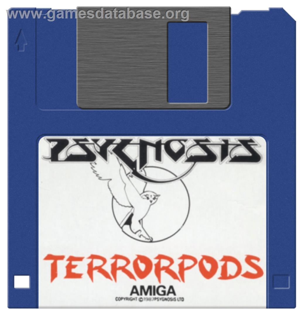 Terrorpods - Commodore Amiga - Artwork - Disc