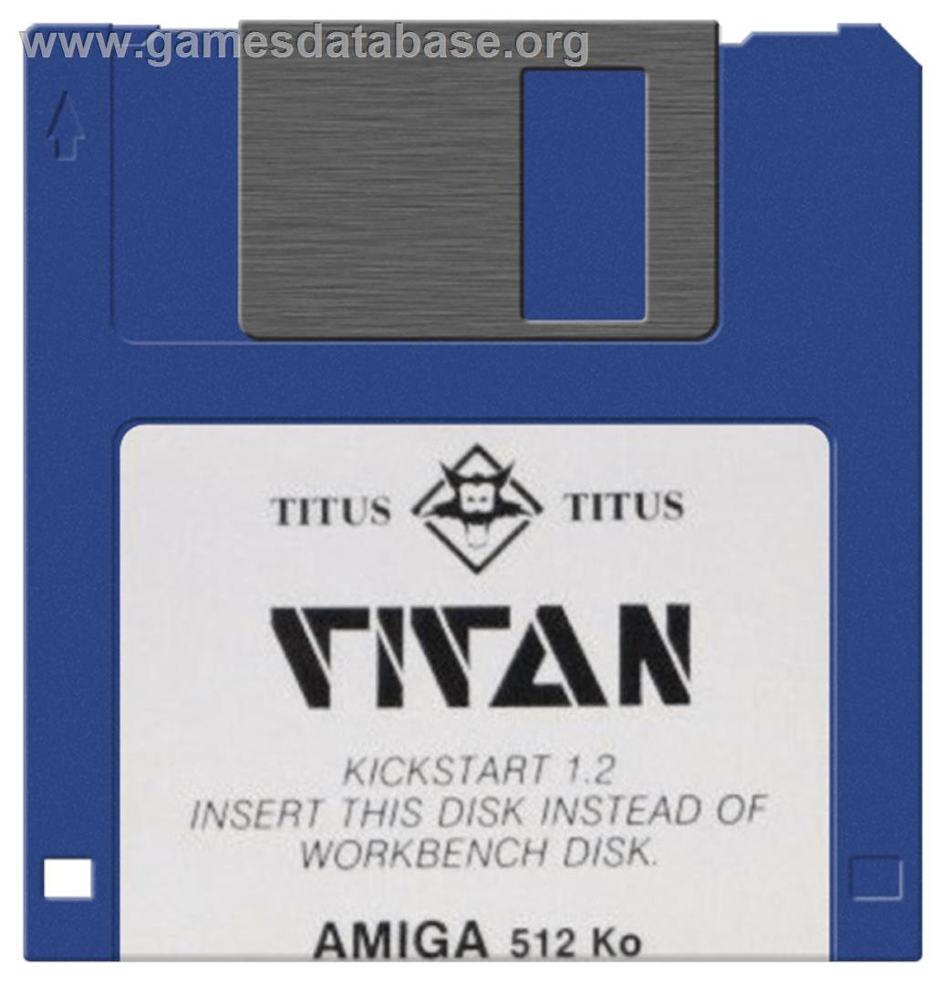 Titan - Commodore Amiga - Artwork - Disc