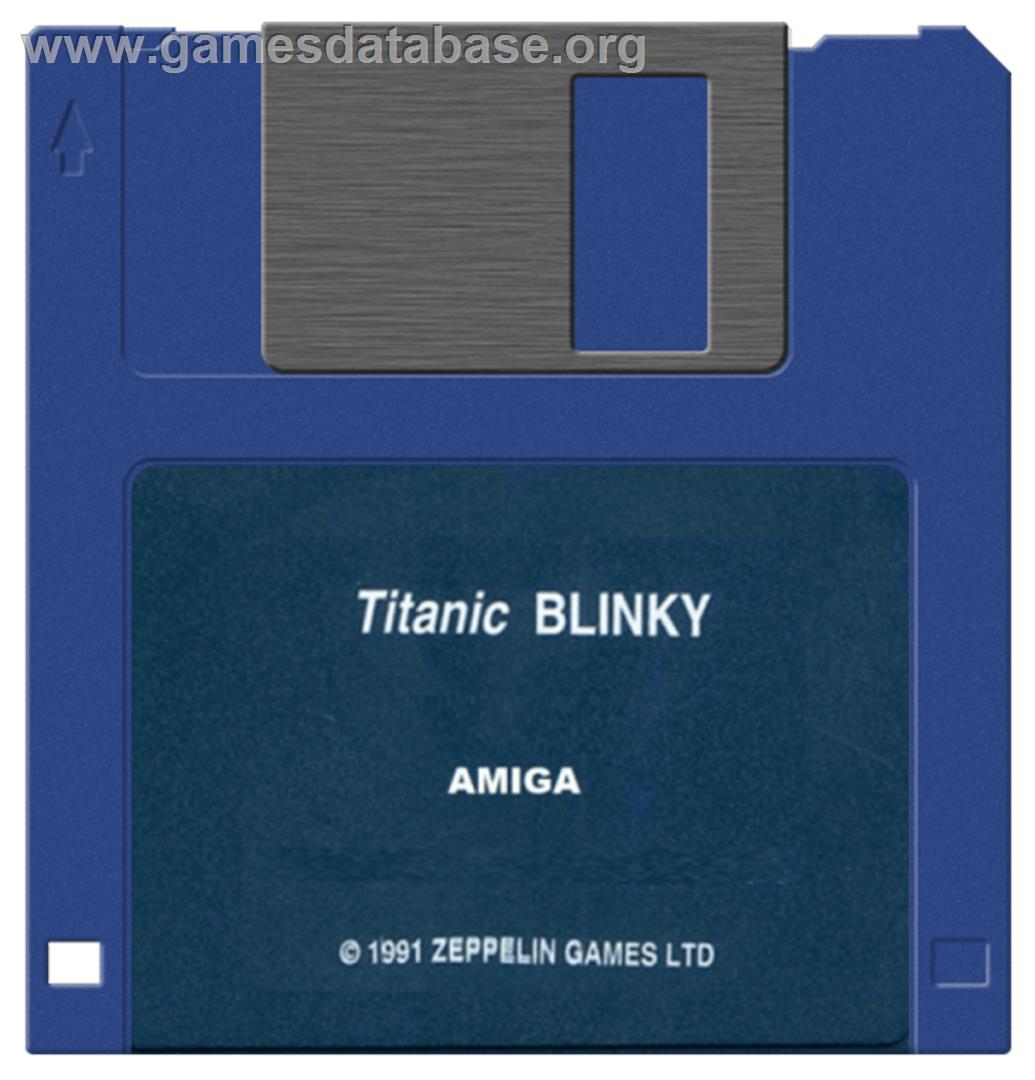 Titanic Blinky - Commodore Amiga - Artwork - Disc