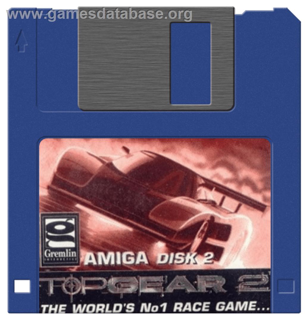 Top Gear 2 - Commodore Amiga - Artwork - Disc