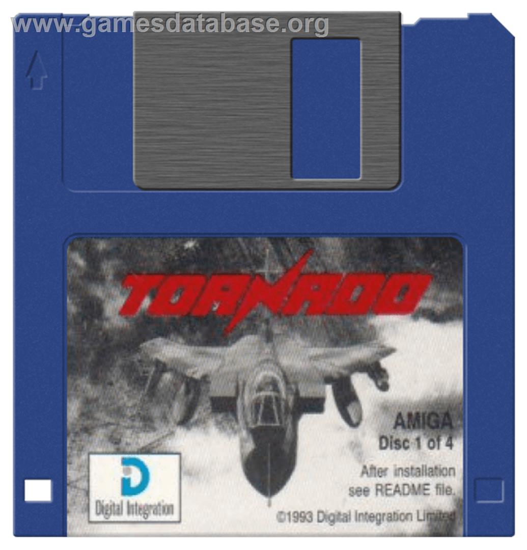 Tornado - Commodore Amiga - Artwork - Disc