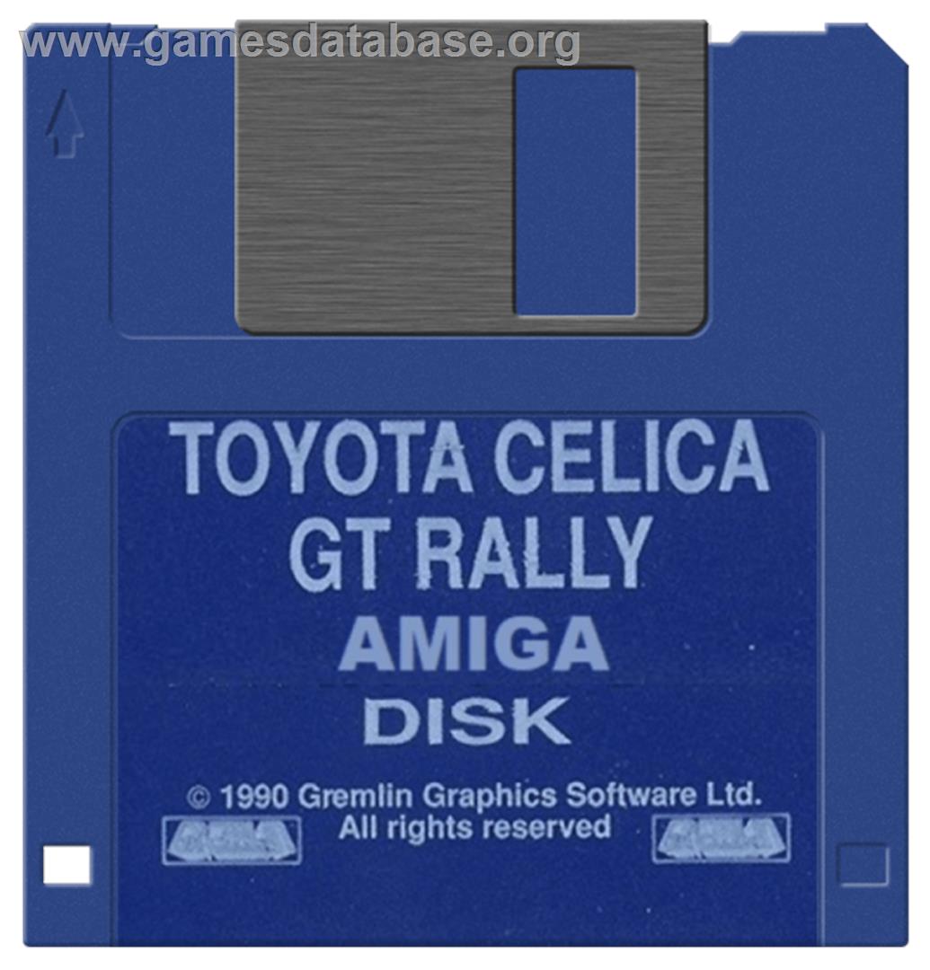 Toyota Celica GT Rally - Commodore Amiga - Artwork - Disc