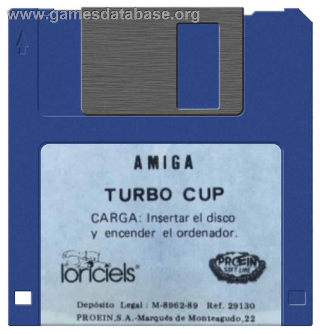Turbo Cup - Commodore Amiga - Artwork - Disc