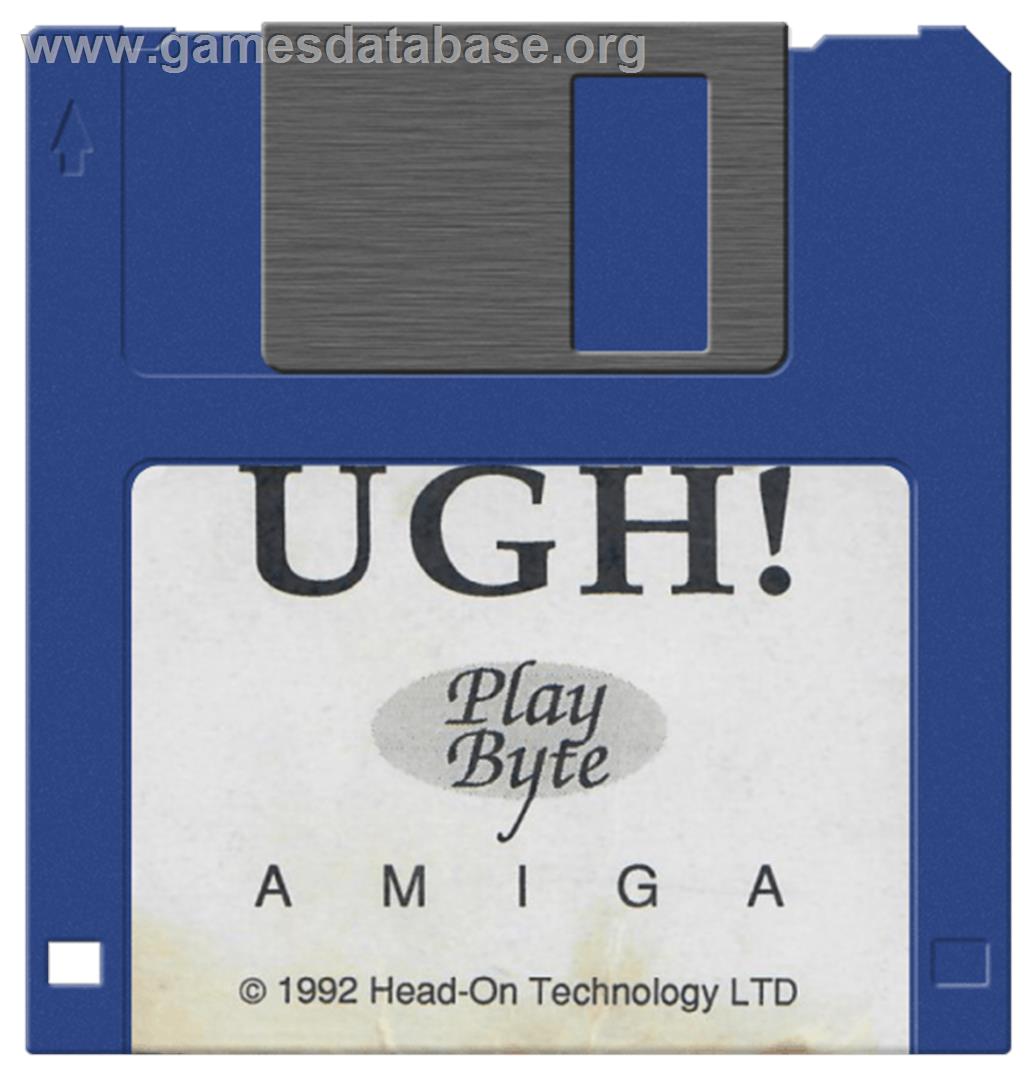 Ugh - Commodore Amiga - Artwork - Disc