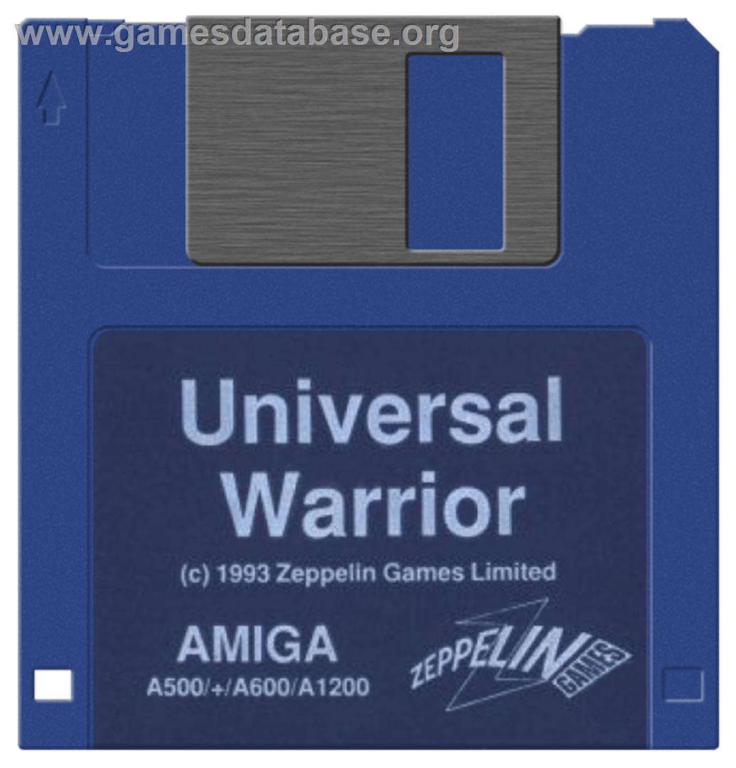 Universal Warrior - Commodore Amiga - Artwork - Disc