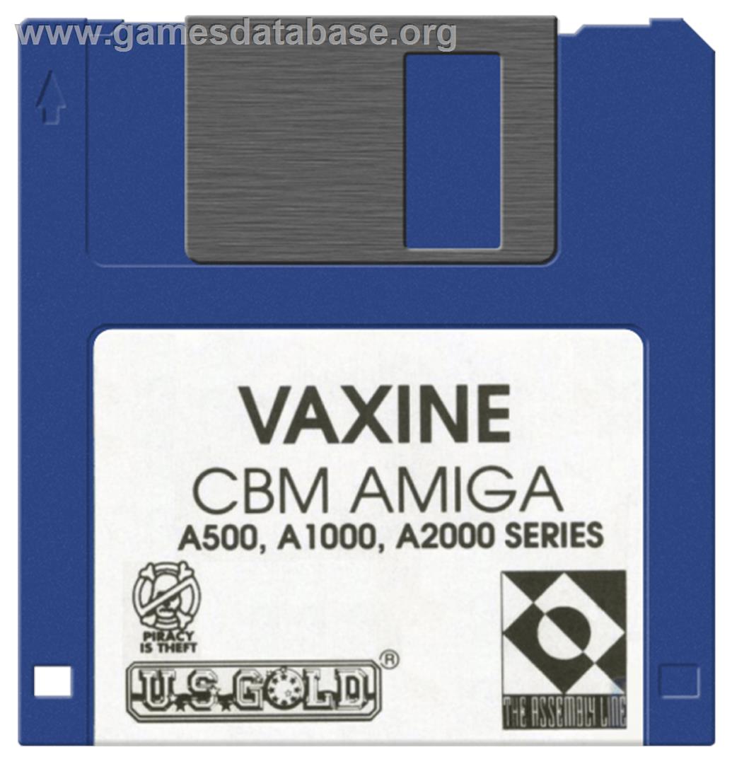Vaxine - Commodore Amiga - Artwork - Disc