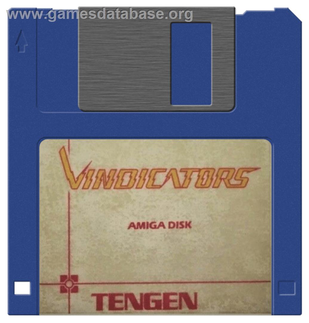 Vindicators - Commodore Amiga - Artwork - Disc