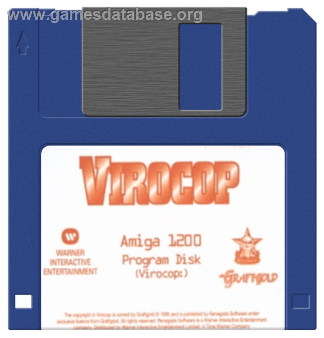 Virocop - Commodore Amiga - Artwork - Disc