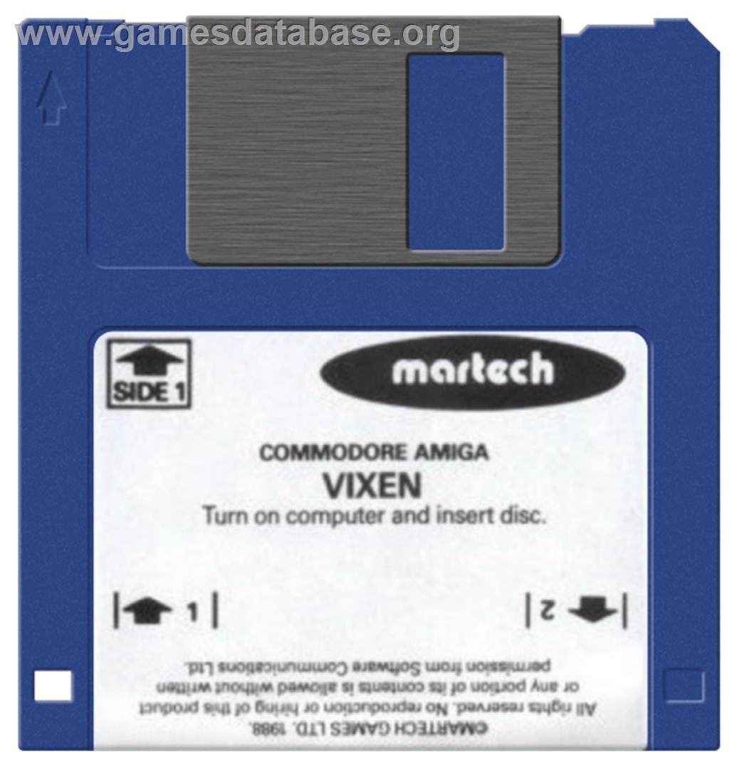 Vixen - Commodore Amiga - Artwork - Disc