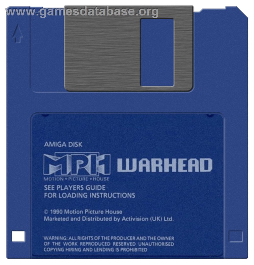 Warhead - Commodore Amiga - Artwork - Disc