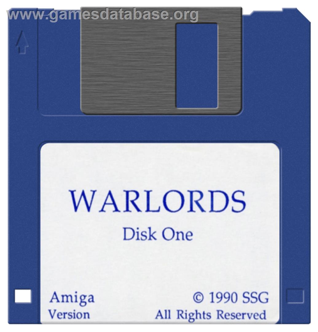 Warlords - Commodore Amiga - Artwork - Disc