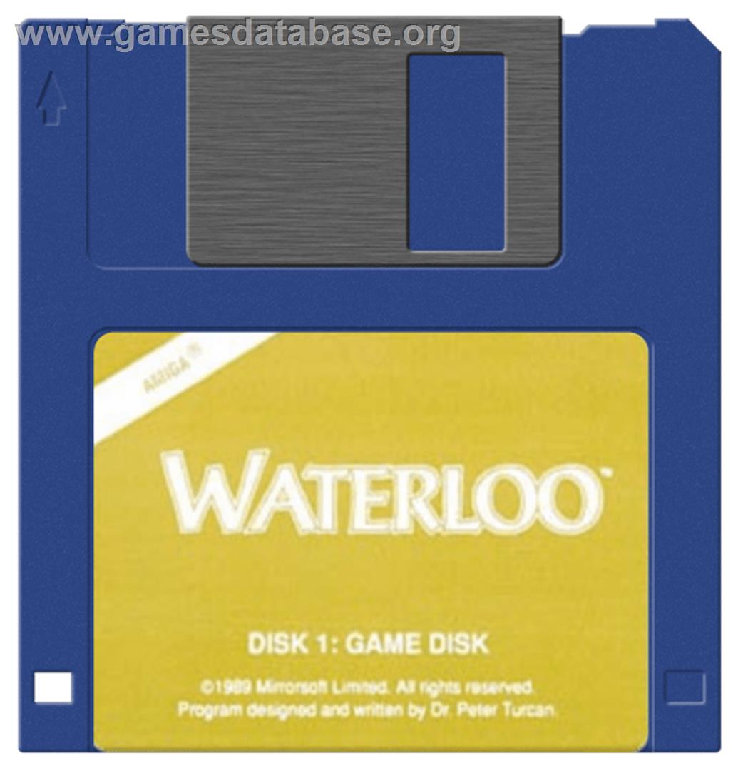 Waterloo - Commodore Amiga - Artwork - Disc