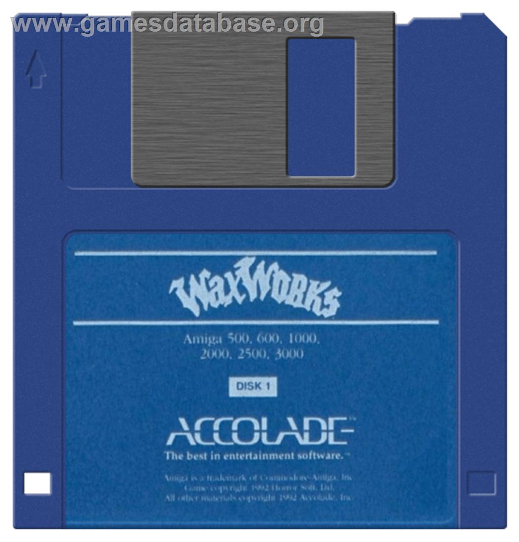 Waxworks - Commodore Amiga - Artwork - Disc