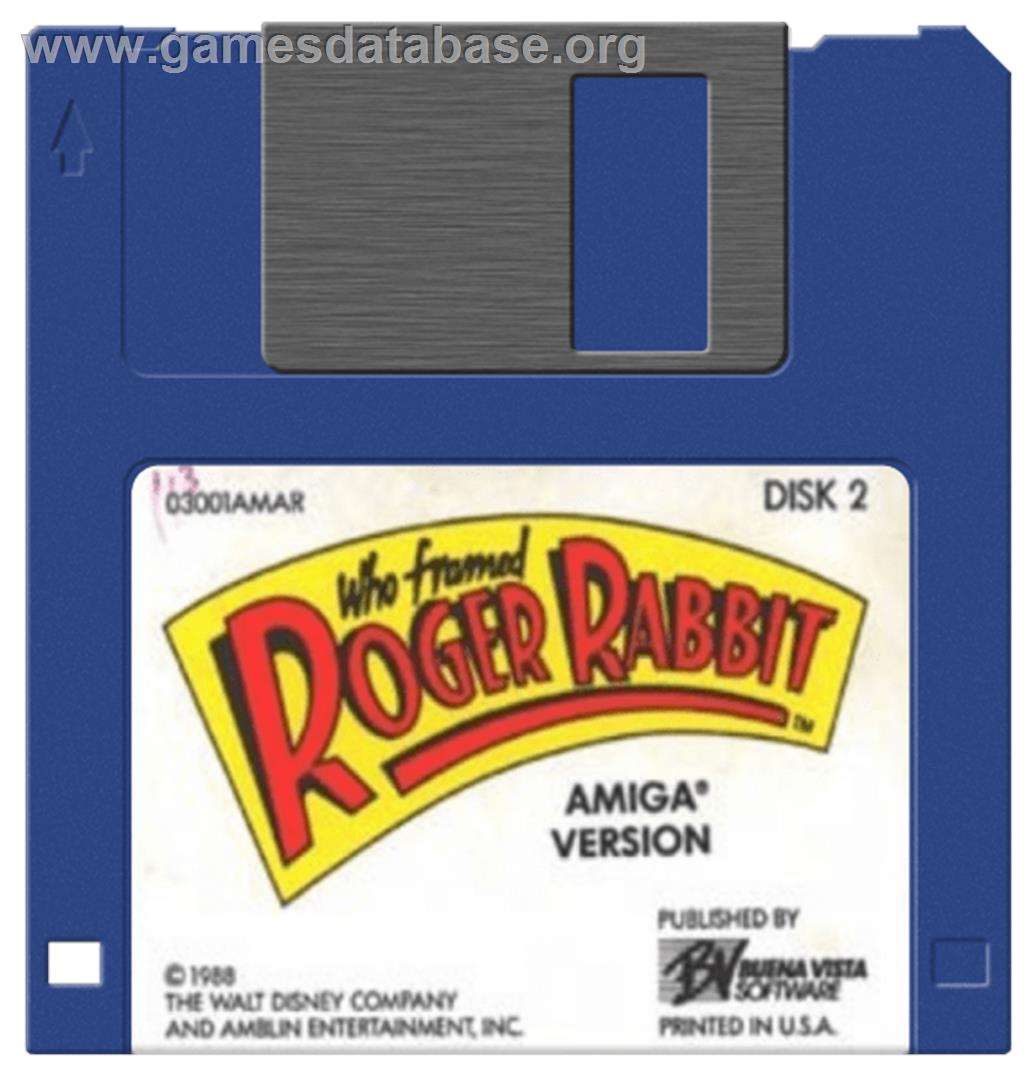 Who Framed Roger Rabbit? - Commodore Amiga - Artwork - Disc