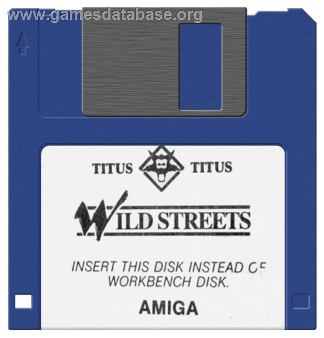 Wild Streets - Commodore Amiga - Artwork - Disc