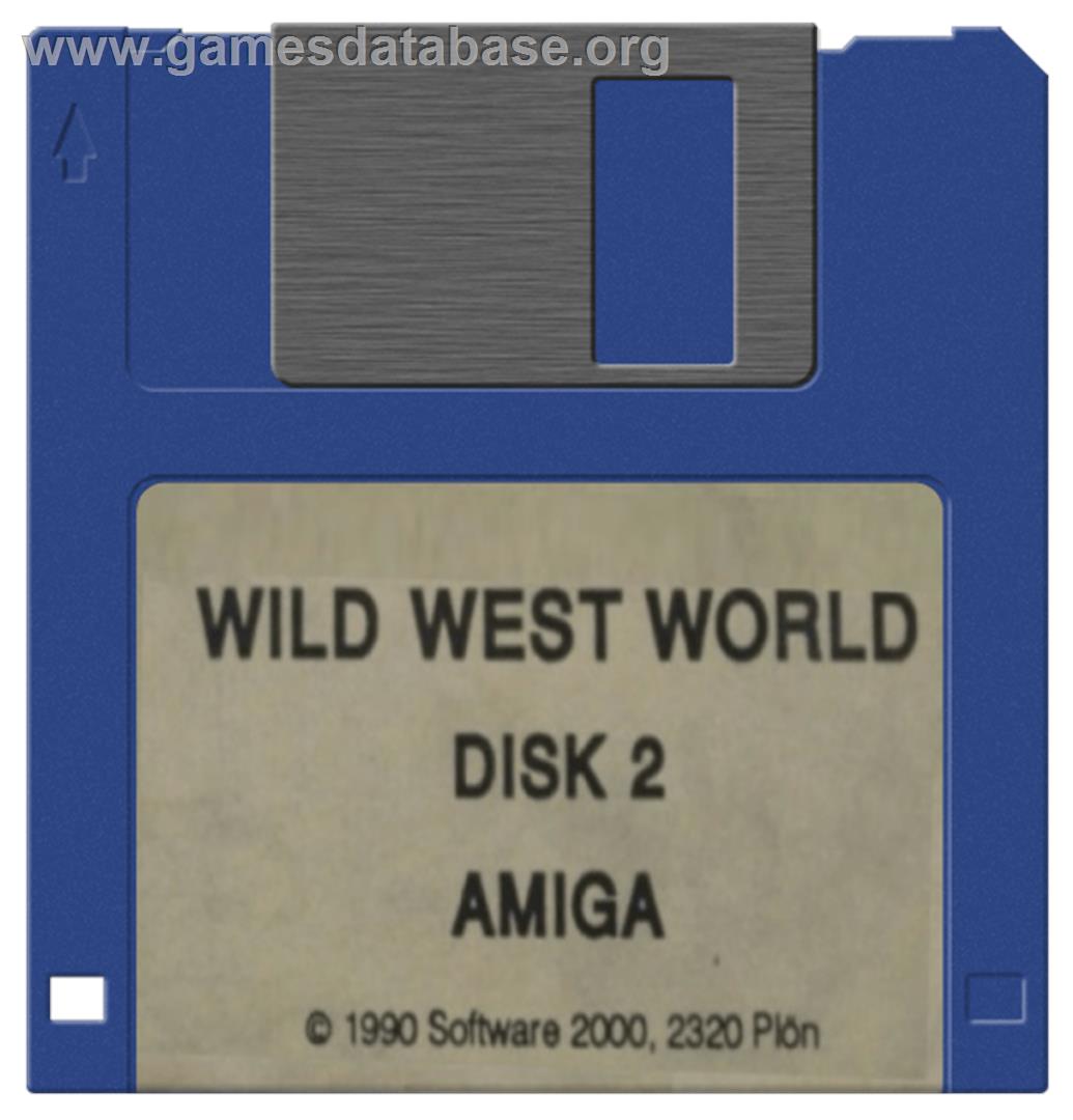 Wild West World - Commodore Amiga - Artwork - Disc