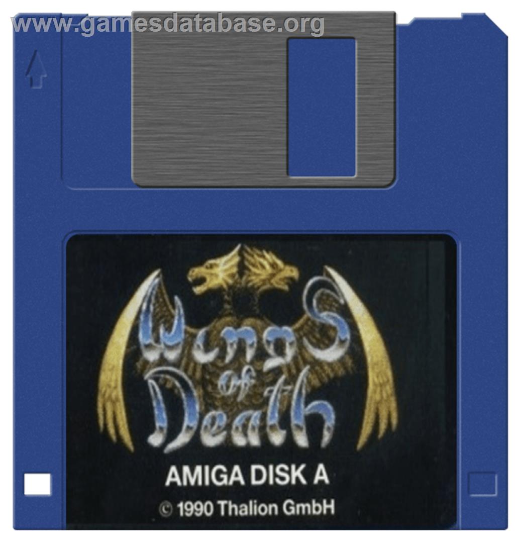 Wings of Death - Commodore Amiga - Artwork - Disc