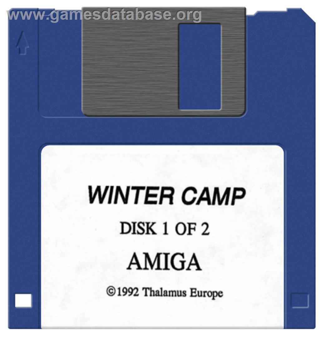 Winter Camp - Commodore Amiga - Artwork - Disc