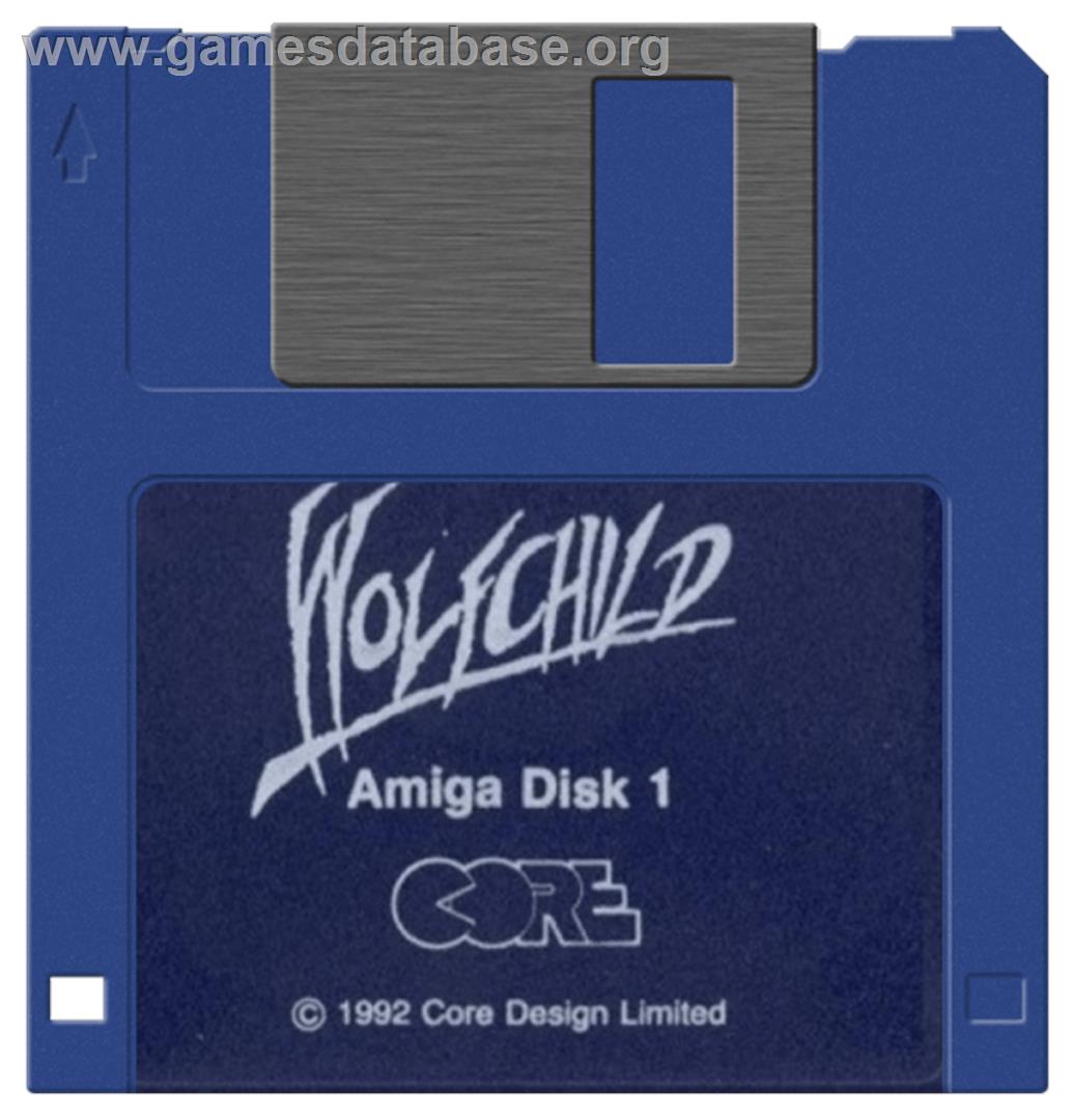 Wolfchild - Commodore Amiga - Artwork - Disc