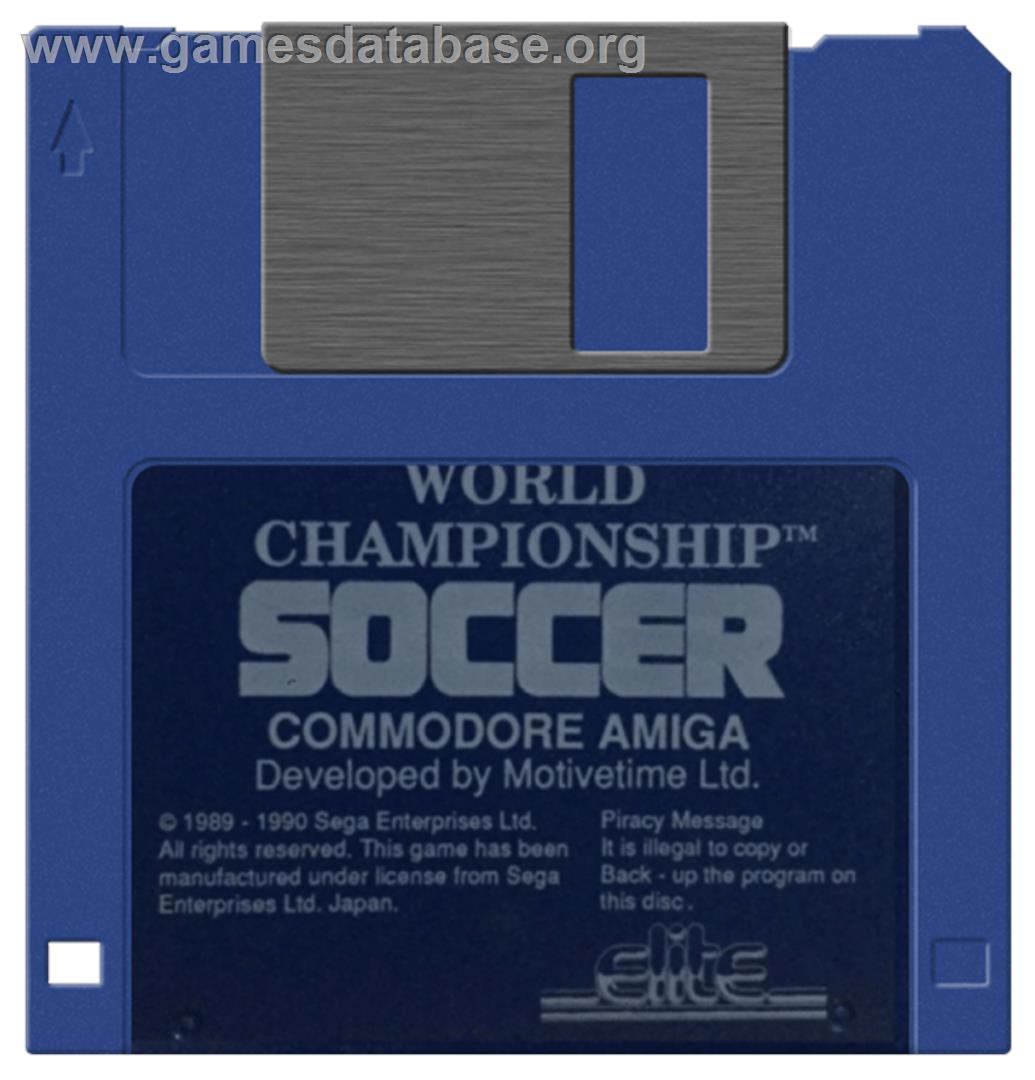 World Championship Soccer - Commodore Amiga - Artwork - Disc