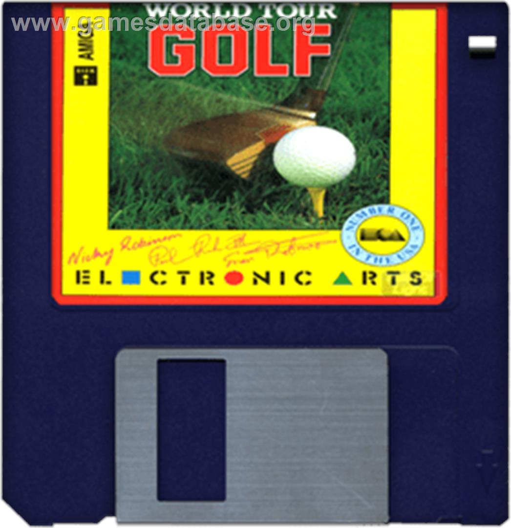 World Tour Golf - Commodore Amiga - Artwork - Disc