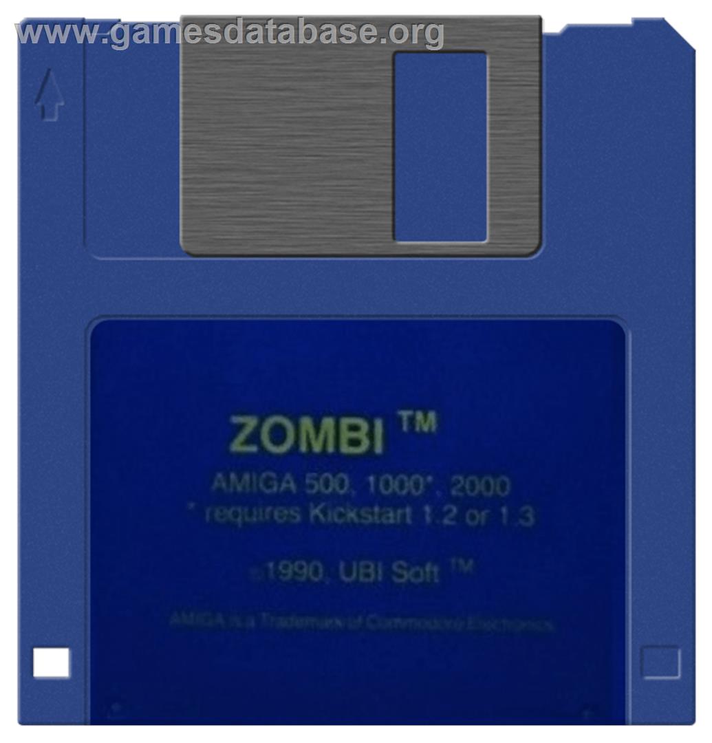 Zombi - Commodore Amiga - Artwork - Disc