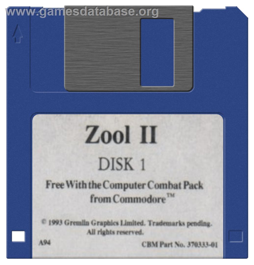 Zool 2 - Commodore Amiga - Artwork - Disc