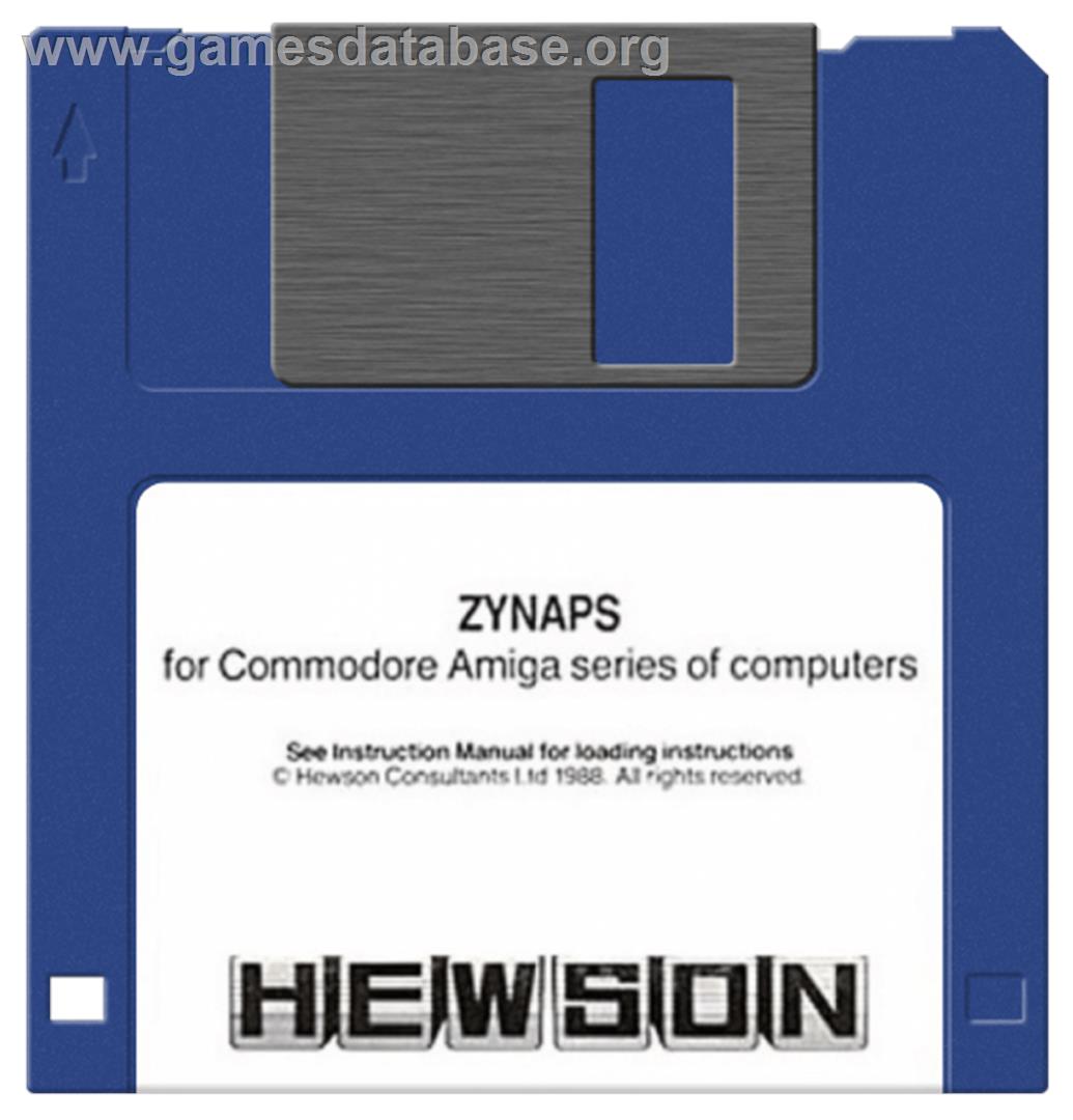 Zynaps - Commodore Amiga - Artwork - Disc