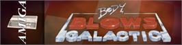 Arcade Cabinet Marquee for Body Blows Galactic.