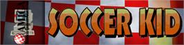 Arcade Cabinet Marquee for Soccer Kid.