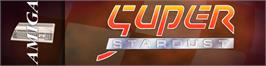 Arcade Cabinet Marquee for Super Stardust.