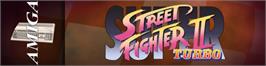 Arcade Cabinet Marquee for Super Street Fighter II Turbo.