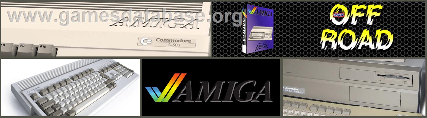 4x4 Off-Road Racing - Commodore Amiga - Artwork - Marquee