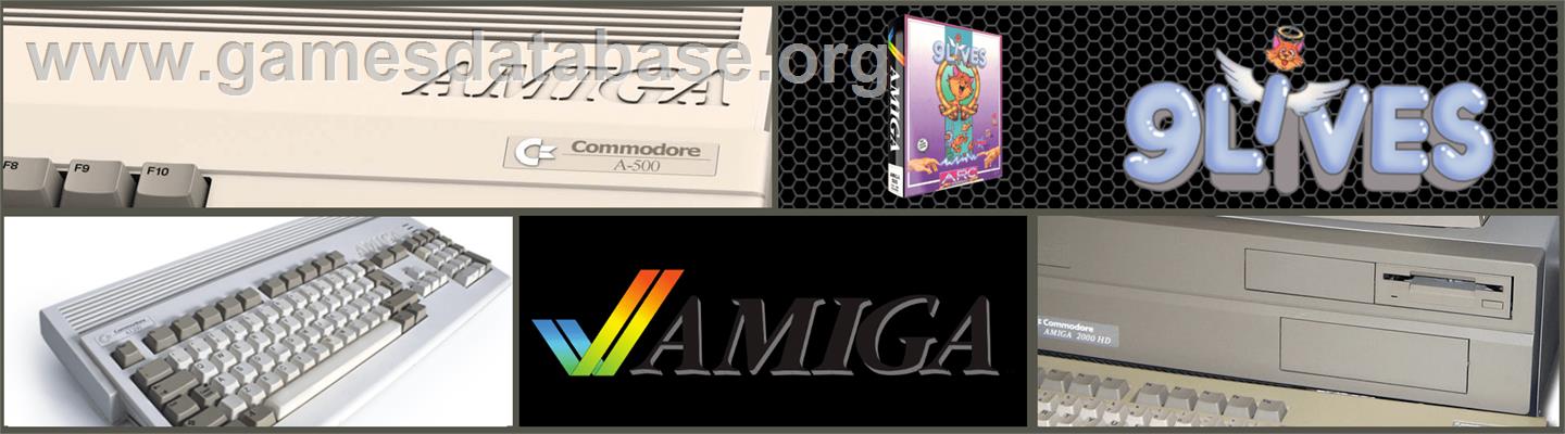 9 Lives - Commodore Amiga - Artwork - Marquee