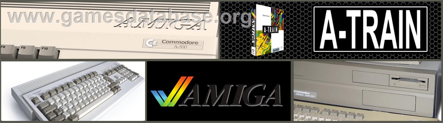 A-Train - Commodore Amiga - Artwork - Marquee