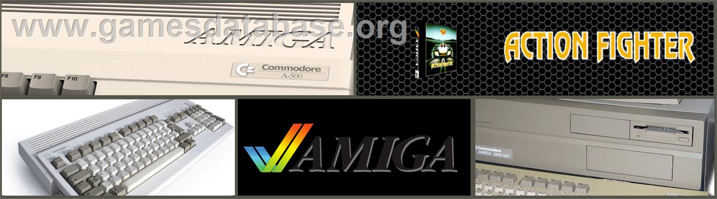 Action Fighter - Commodore Amiga - Artwork - Marquee