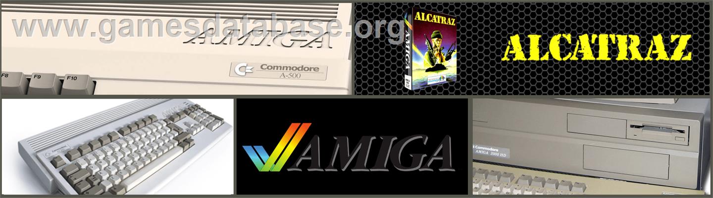 Alcatraz - Commodore Amiga - Artwork - Marquee