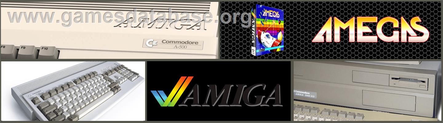 Amegas - Commodore Amiga - Artwork - Marquee